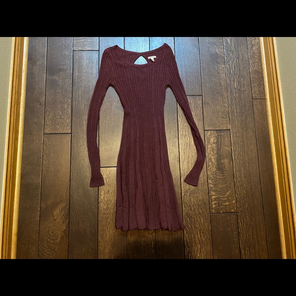 Women’s Maroon Sweater Dress
